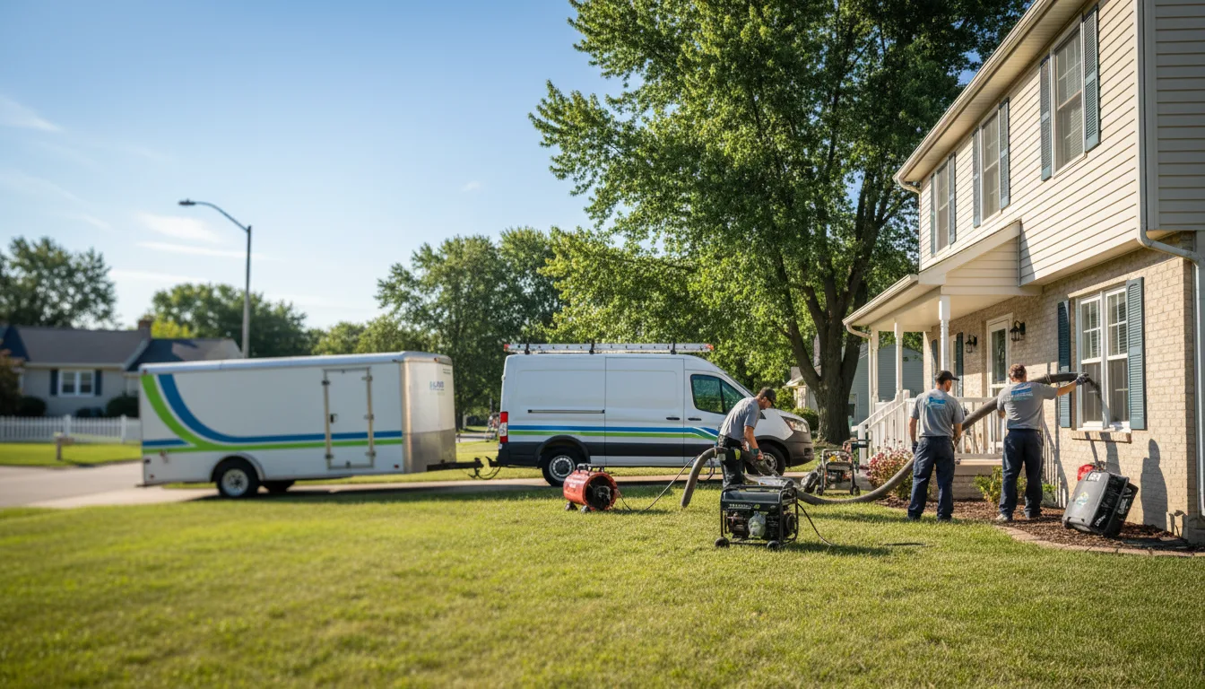 Flooded Basement Restoration And Cleanup With Repair in Liebenthal, KS near me
